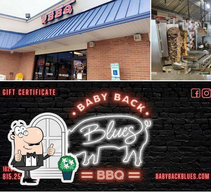 La parte exterior de Baby Back Blues BBQ