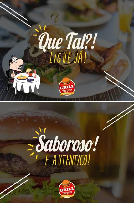 Os hambúrgueres do Grill Burges irão saciar uma variedade de gostos