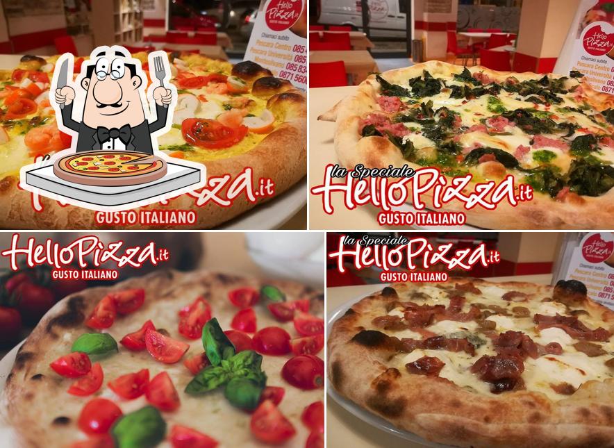 Essayez différents types de pizzas