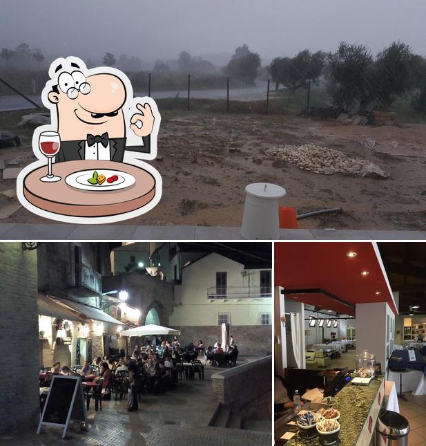 Questa è la immagine che mostra la cibo e esterno di Golf il Cerreto di Miglianico