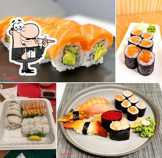 Essayez de nombreuses options de sushi