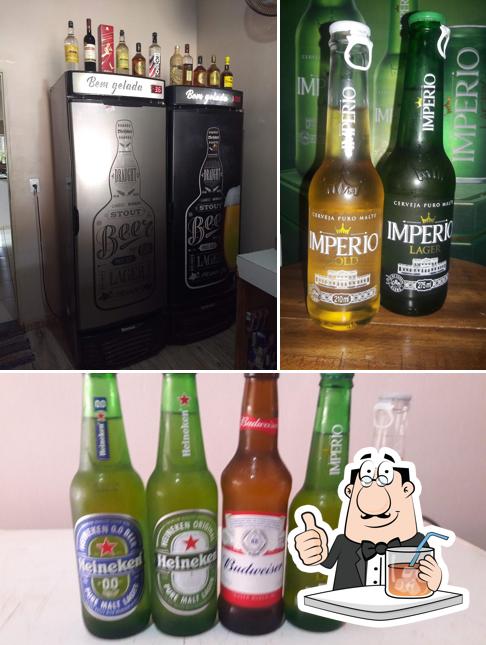 Prove uma bebida do menu