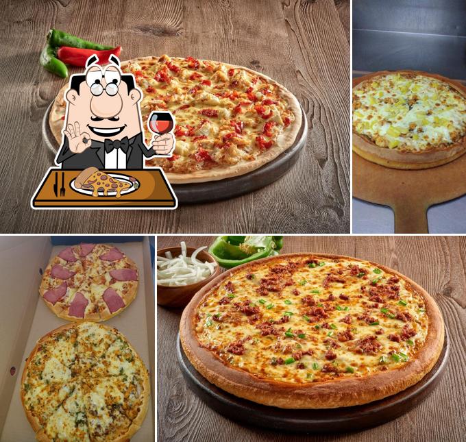 Try out various types of pizza