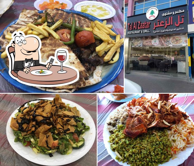 Comida en Tal Al Zaatar Grill & Restaurant