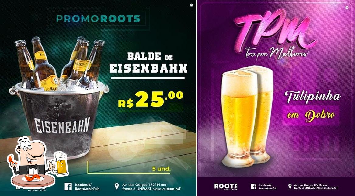 Você pode tomar uma tulipa de cerveja leve ou escura