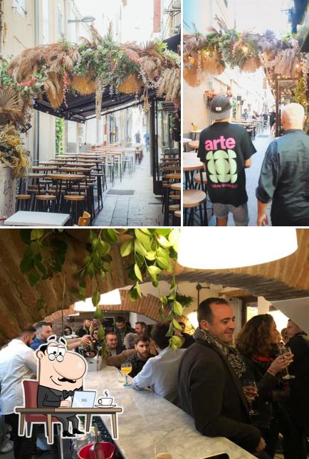 L’image de la intérieur et comptoir de bar concernant BABINES - Restaurant Bar Tapas a Perpignan