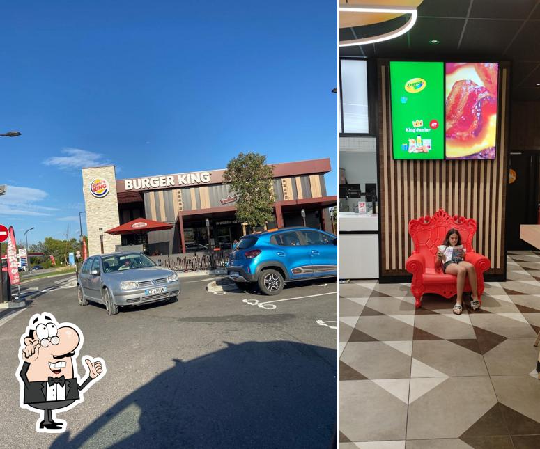 L'intérieur de Burger King