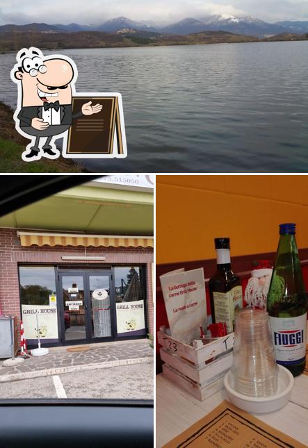Tra le diverse cose da Grill House La bottega della carne si possono trovare la esterno e birra