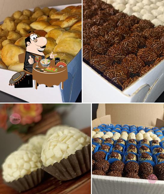 Comida em Confeitaria Any e Cleide - Doces e Salgados