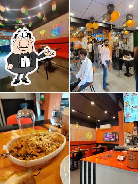 The interior of Fat Tiger - Lucknow