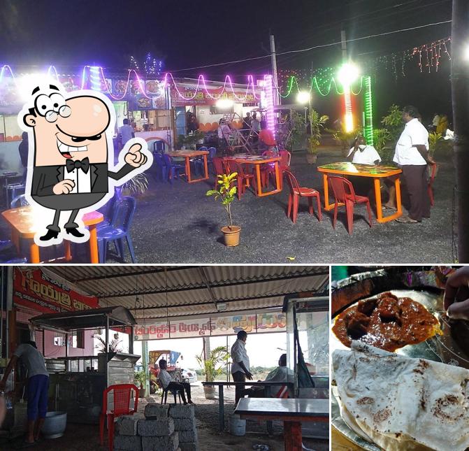 This is the photo showing interior and seafood at GAYATHRI BIRIYANI POINT