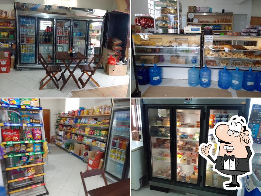 O interior do Padaria do Bruno