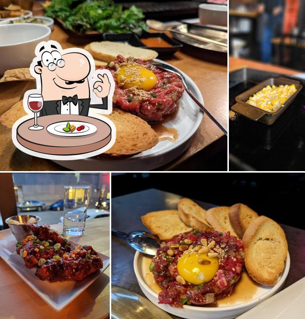 Еда в "Meet Korean BBQ"