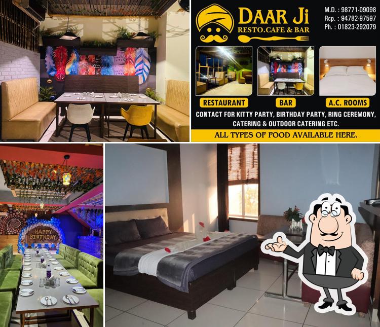 The interior of Daar ji Resto Cafe & Bar - Best Family Restaurants in Nawanshahr, Best Cafe Restaurants in Nawanshahr, Beer Bar Restaurants