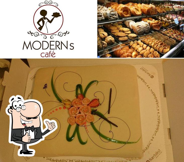 Look at the picture of Moderns Café