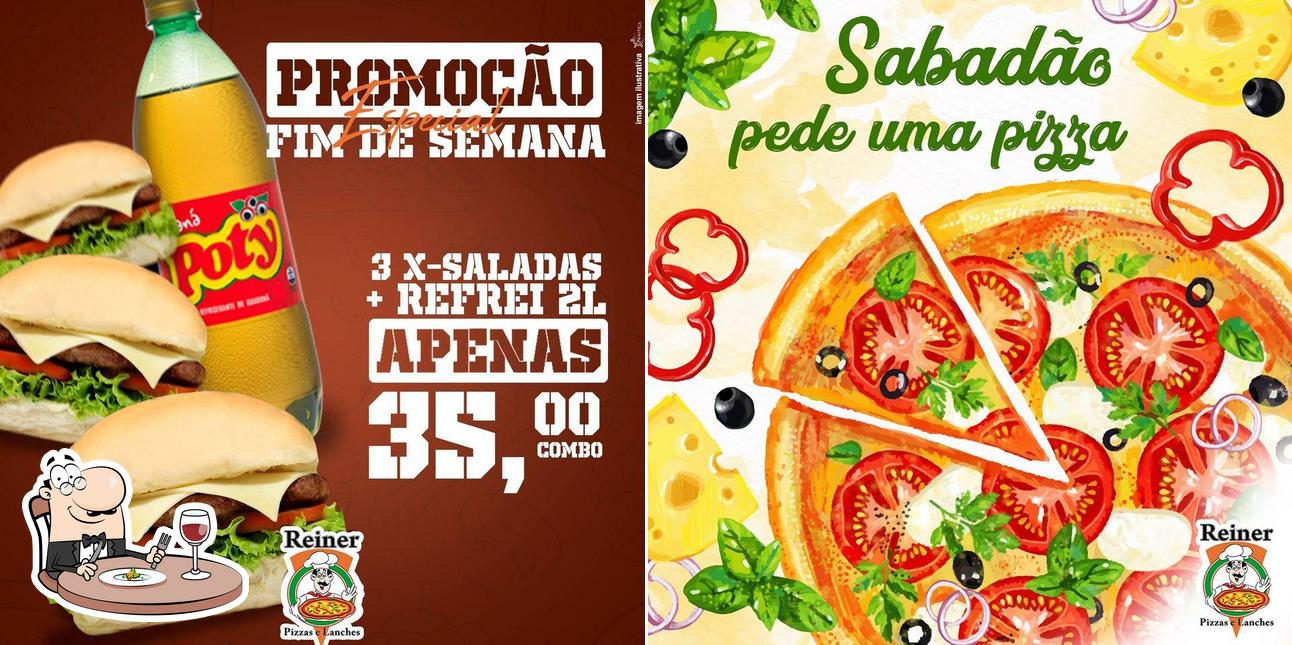 Comida em Reiner Pizzaria