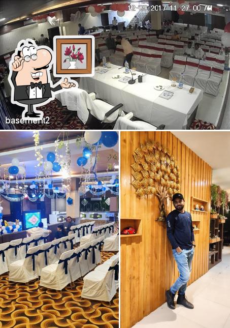 Check out how D'vine Restaurant Best Veg Restaurant Banquet Hall looks inside