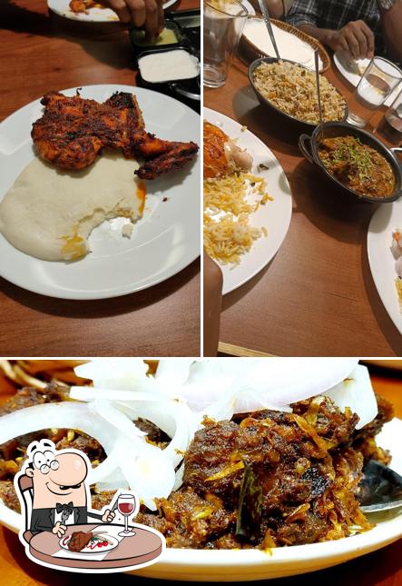 Order meat dishes at Newland Bakers, Restaurant & Mini Conference Hall