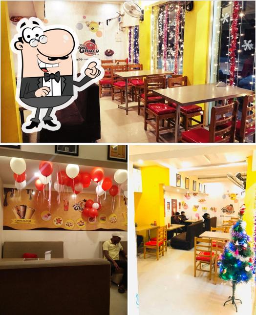 The interior of Cafe Choco Craze