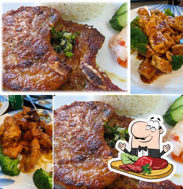 Отведайте блюда из мяса в "Jade Spoon bronxville asian cuisine"