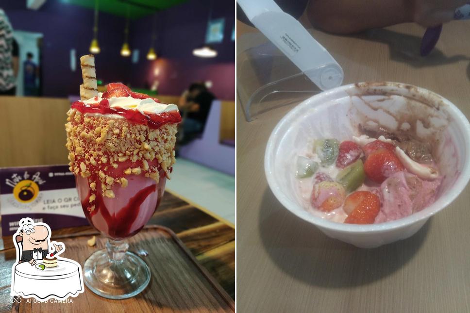 Nata do açaí / Hamburgueria oferece uma variedade de sobremesas