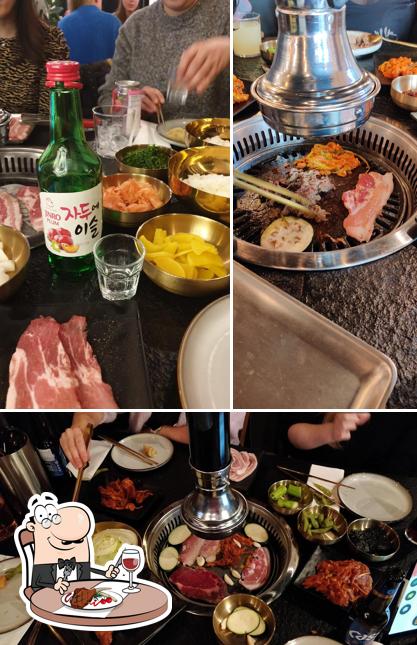 Elige un plato con carne en Seoul Koreansk B.B.Q - Nordhavn