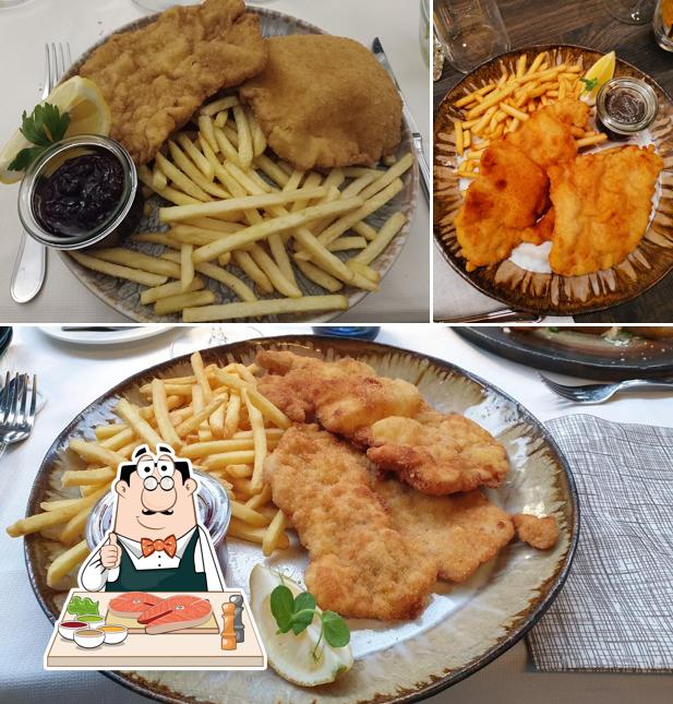 Fish and chips al Ristorante Pizzeria Zur Traube