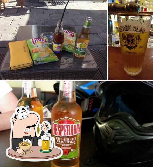 Commandez un verre de bière blonde ou brune