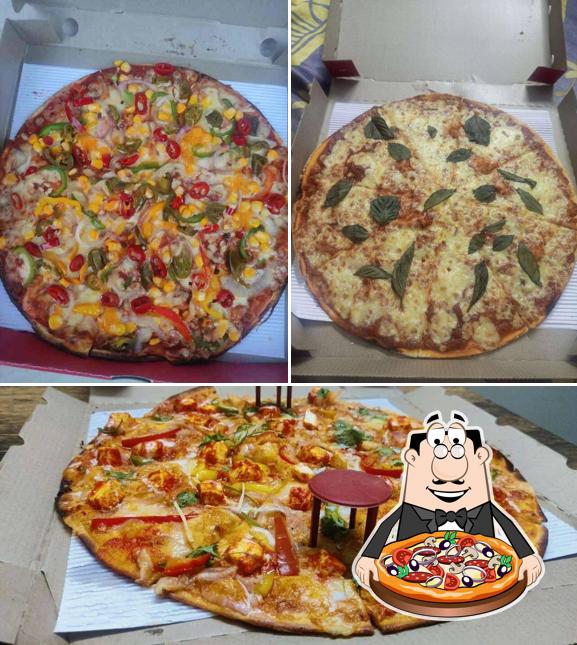At Fat Lulu's Pizza, you can try pizza