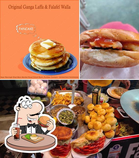 Ganga Laffa & Falafel Restaurant’s burgers will suit a variety of tastes