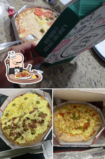 Peça diversos estilos de pizza