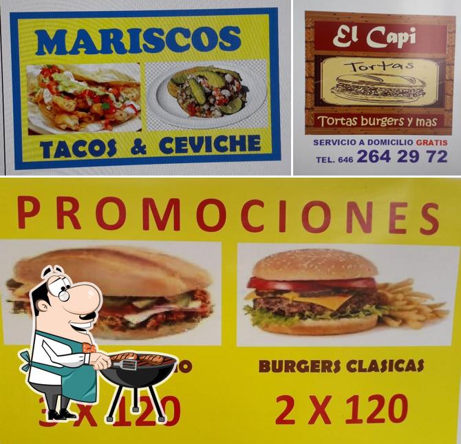 Restaurante El capi tortas y burgers, Ensenada