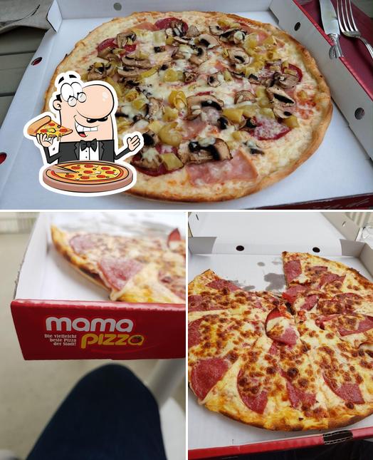 Essayez des pizzas à Mama