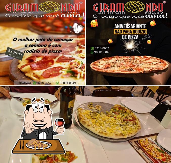 No Giramundo, você pode conseguir pizza