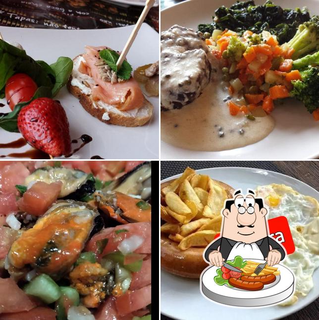 Platos en Gusta Café Bar y Gastronomia