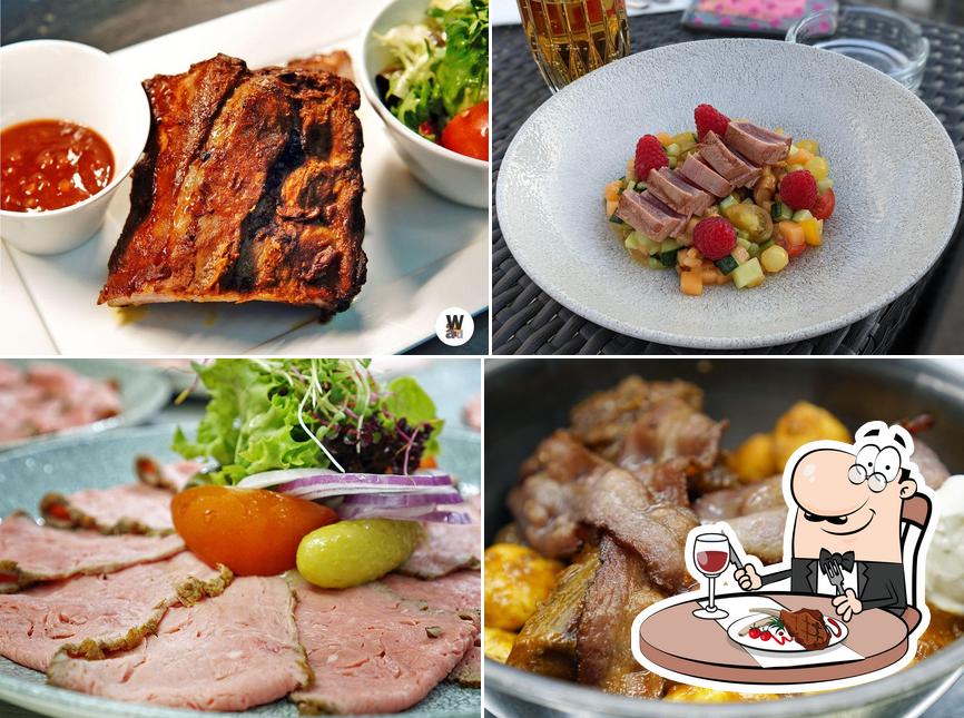 Get meat meals at Die Waid