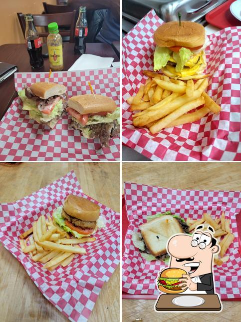 Try out a burger at Old Time Grill
