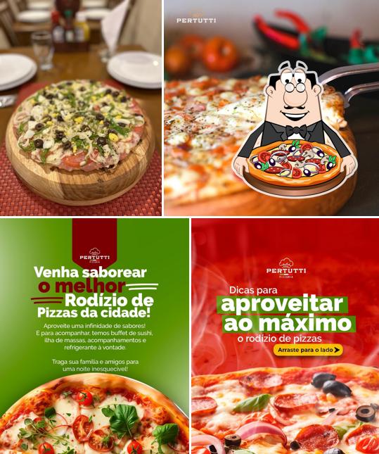 Consiga pizza no Pertutti Pizzaria