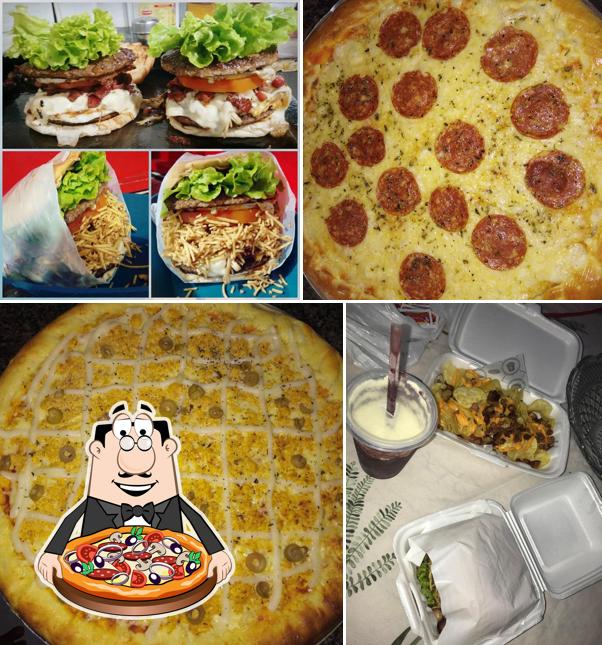 Consiga diferentes tipos de pizza