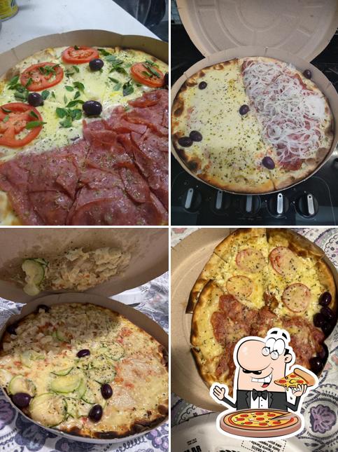 Experimente pizza no Pizzaria Piarello