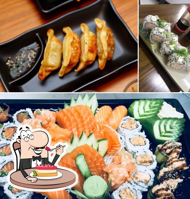 Sushi Takeo San serve uma escolha de pratos doces