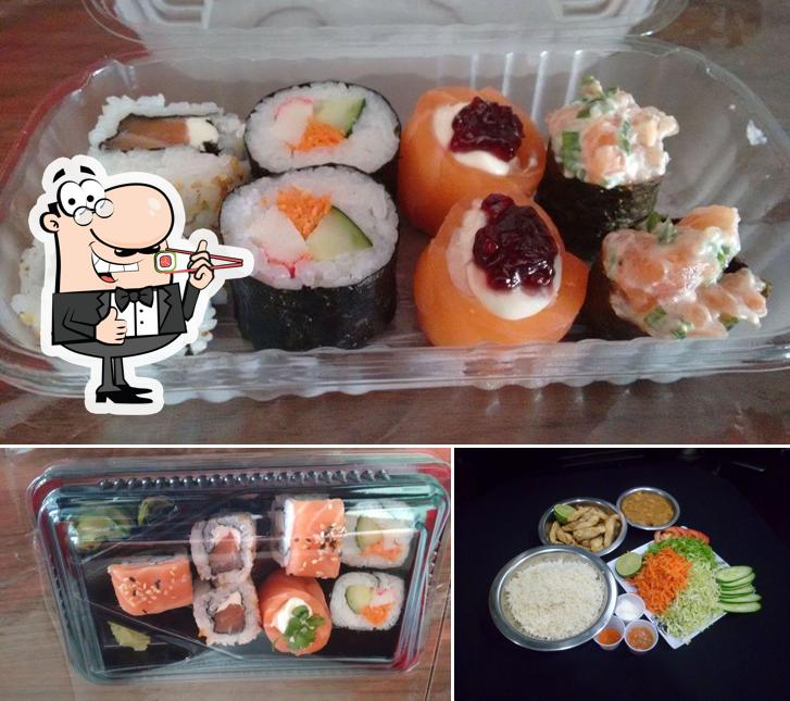 Experimente diferentes opções de sushi