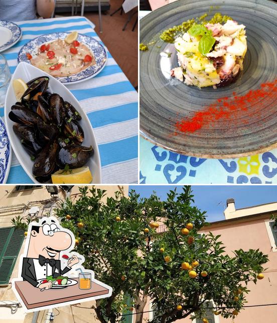 L’image de la nourriture et table à manger de Dal Saraceno’s