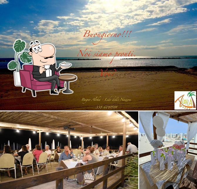 La interni e esterno del ristorante