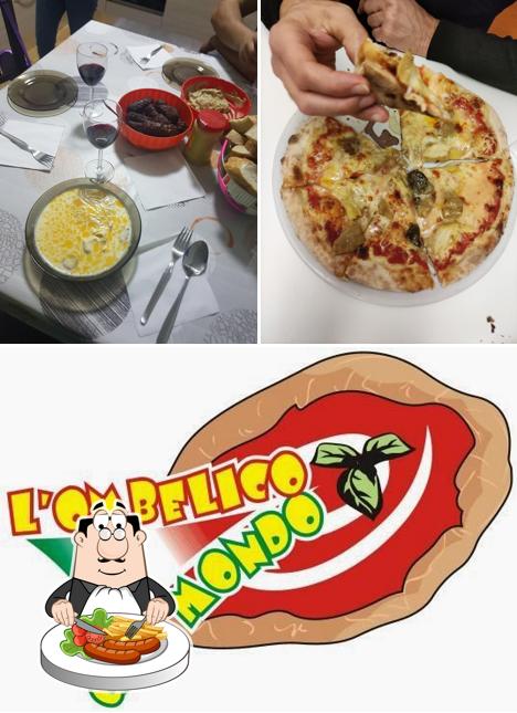 Cibo al Pizzeria d'Asporto Ombelico del Mondo