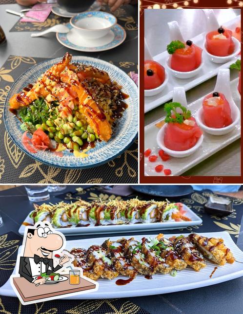 Essen im Sushi Restaurant Mr. Lei