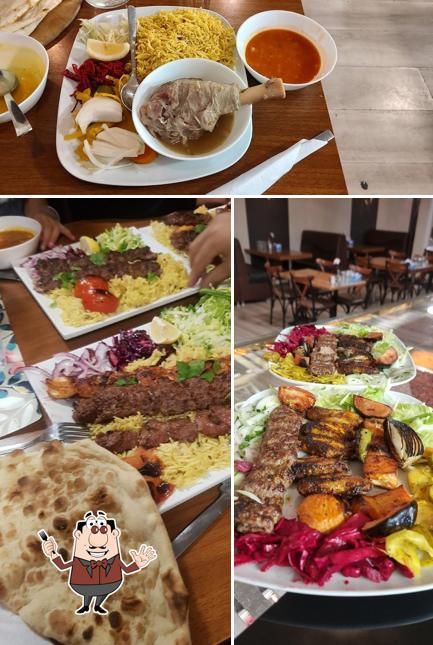 Food at Azadi Restaurant