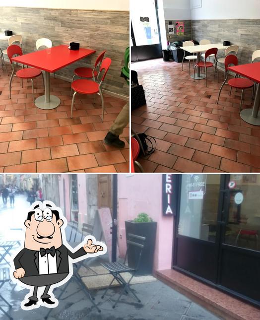 Gli interni di Pizzeria del Corso da BíBí