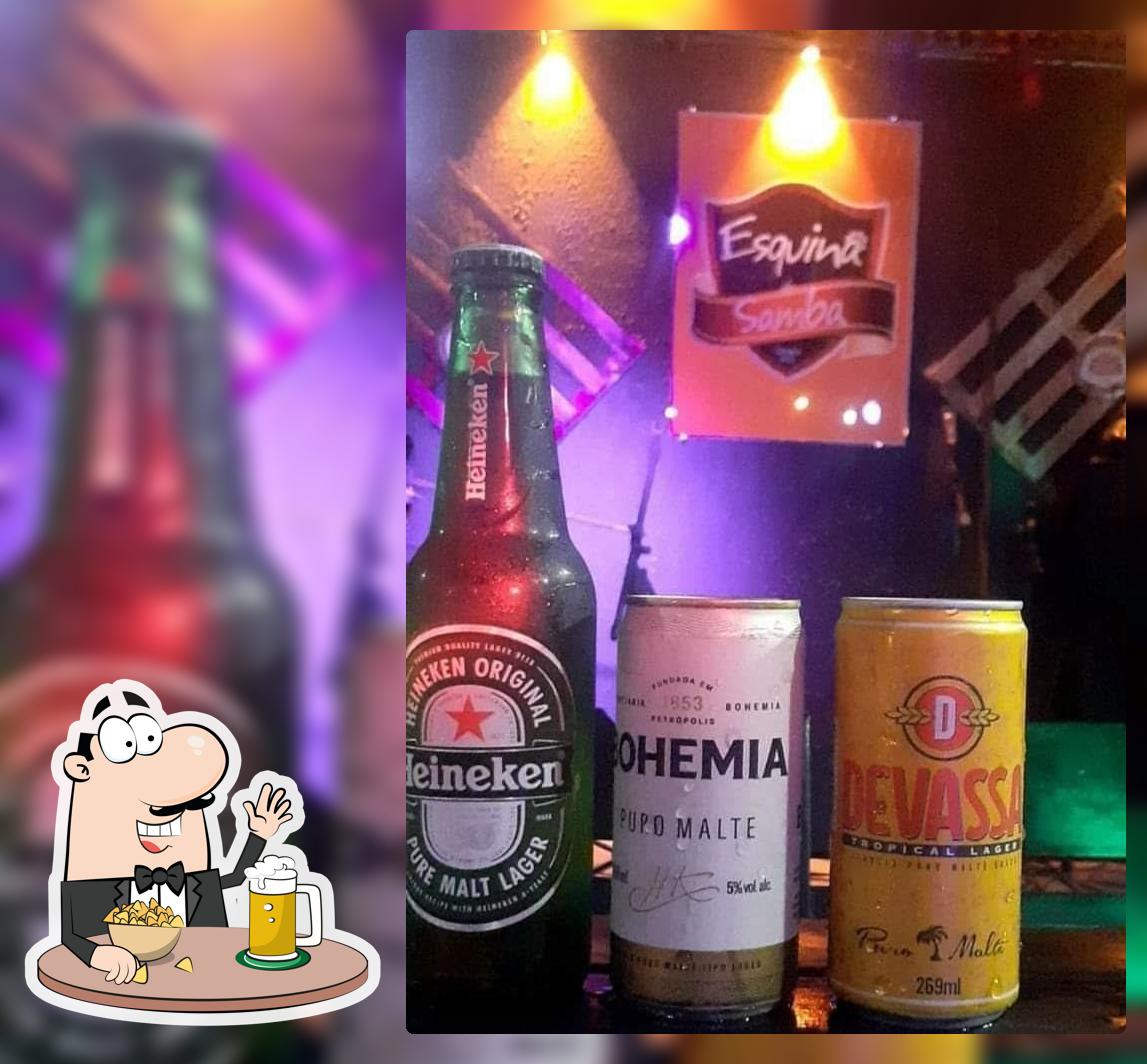 Esquina do Samba offerece uma seleção de cervejas