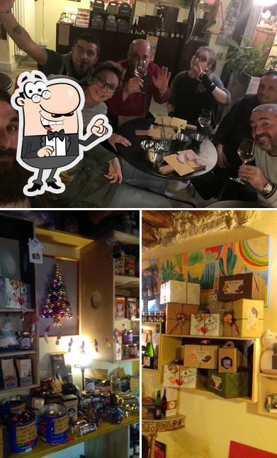 Las imágenes de interior y barra de bar en La casa del caffè